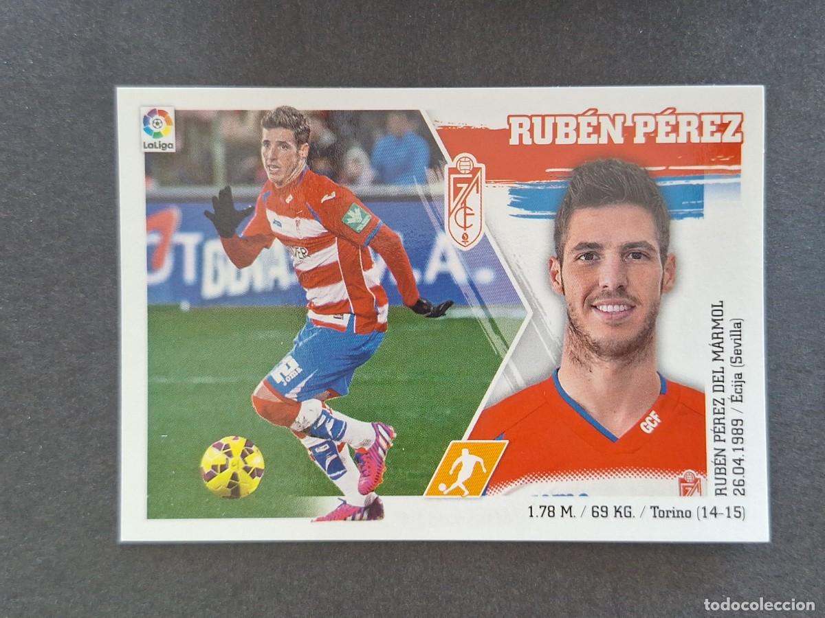 Cartes &agrave; collectionner de Football: L3 RUBEN PEREZ GRANADA C. F. LIGA ESTE 2015 2016 15 16 NUNCA PEGADO SIN PEGAR