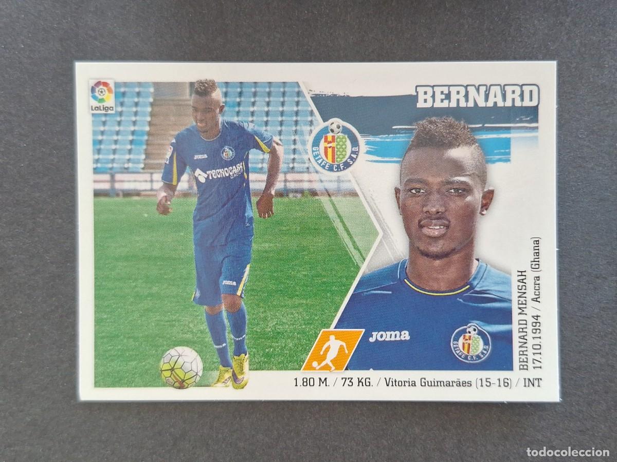 Cartes &agrave; collectionner de Football: L3 BERBARD GETAFE C. F. LIGA ESTE 2015 2016 15 16 NUNCA PEGADO SIN PEGAR