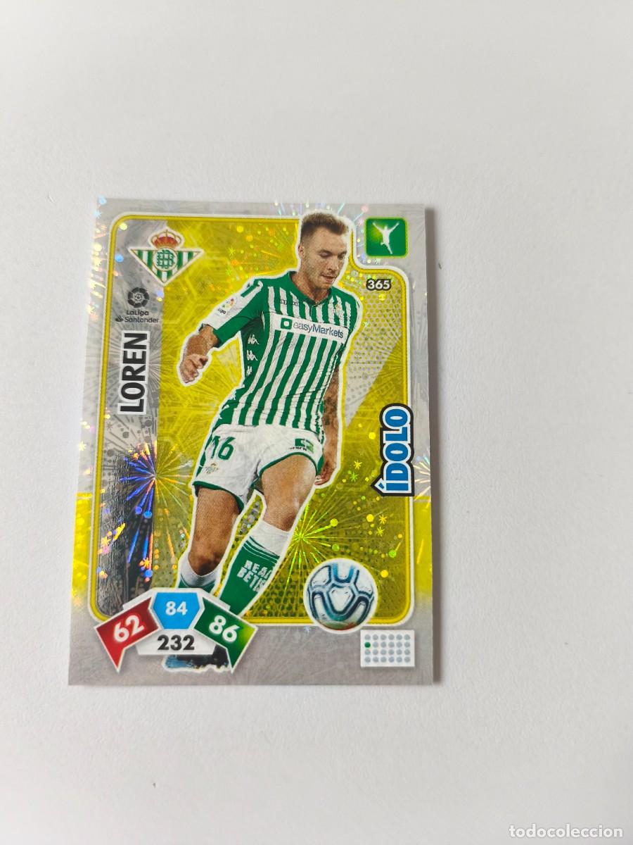 Cartes &agrave; collectionner de Football: ADRENALYN XL 19 20 LOREN BETIS &Iacute;DOLO 365 CJA1