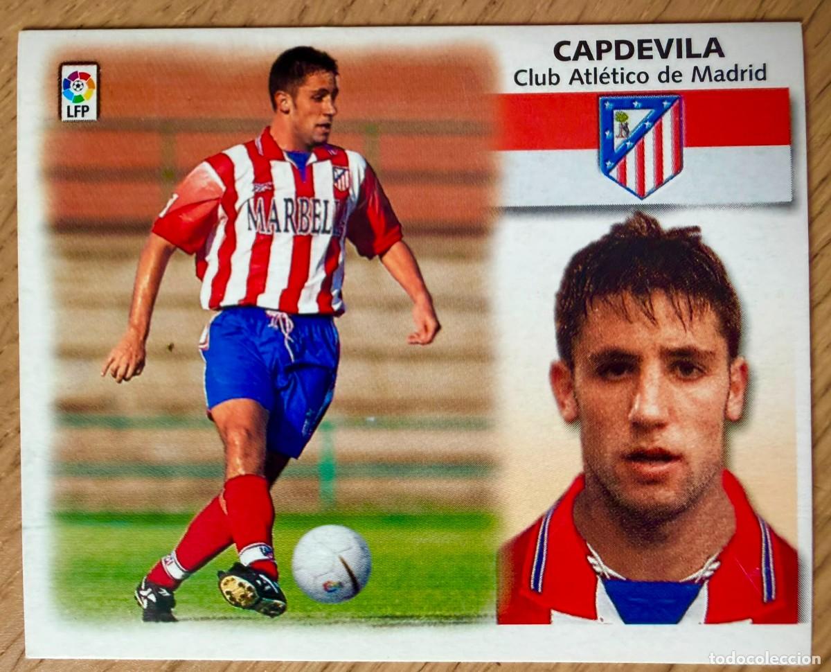 Cartes &agrave; collectionner de Football: CAPDEVILA FICHAJE 11 ATLETICO MADRID 99 00 1999 2000 LIGA EDICIONES ESTE SIN PEGAR STICKER CROMOS