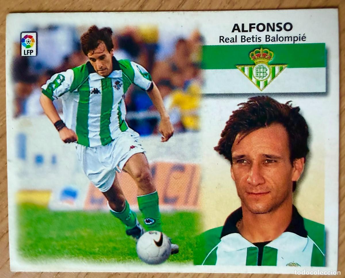 Cartes &agrave; collectionner de Football: ALFONSO REAL BETIS 99 00 1999 2000 LIGA EDICIONES ESTE SIN PEGAR STICKER CROMOS