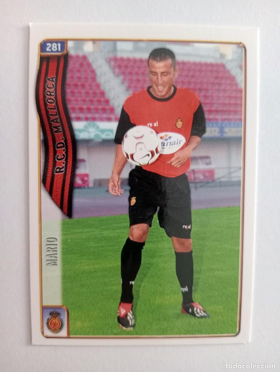 Cromos de f&uacute;tbol: CROMO FUTBOL R.C.D. MALLORCA MUNDI CROMO 2004-2005: MARIO