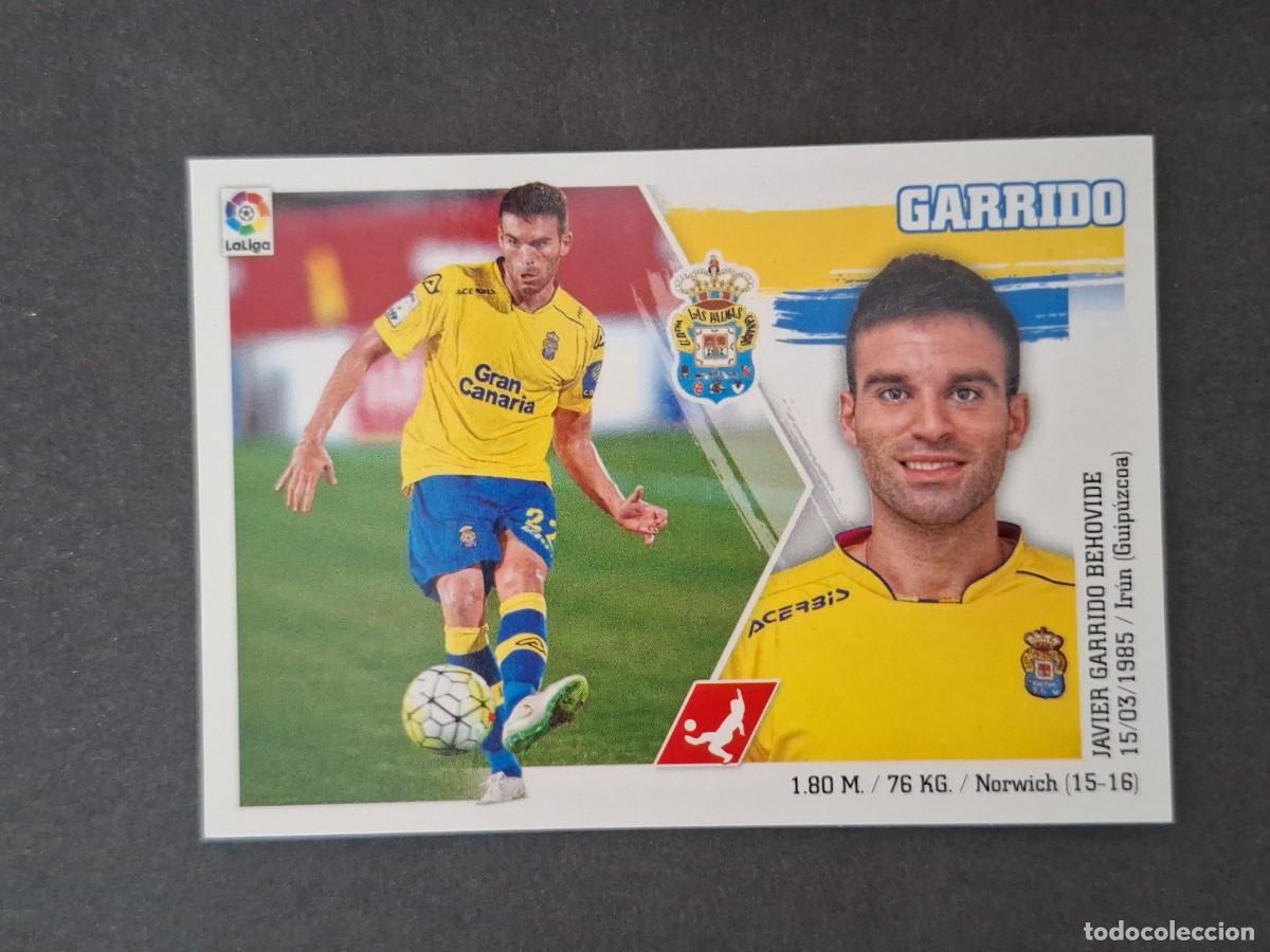 Cromos de f&uacute;tbol: L3 GARRIDO U. D. LAS PALMAS LIGA ESTE 2015 2016 15 16 NUNCA PEGADO SIN PEGAR