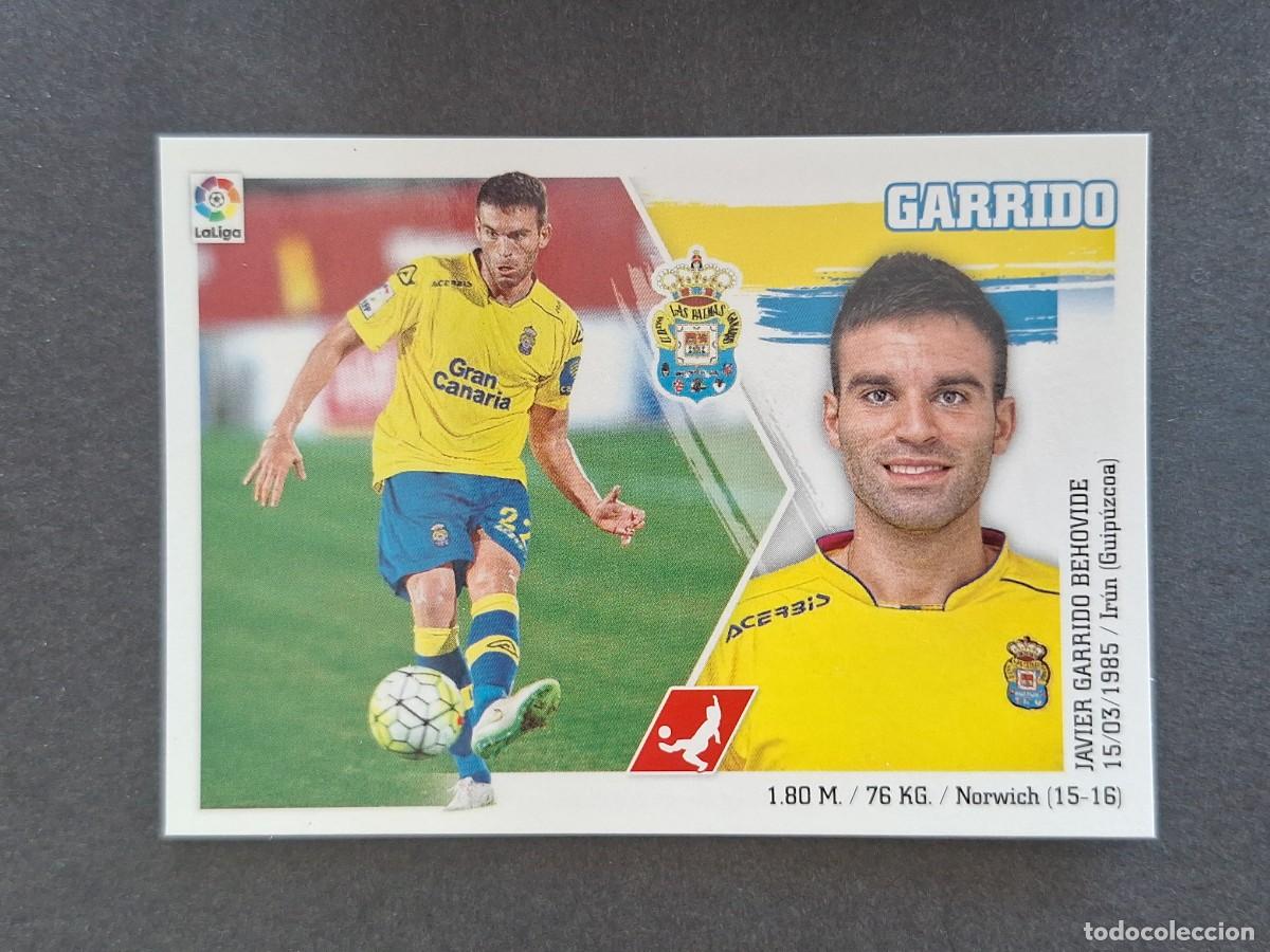 Figurine di Calcio: L3 GARRIDO U. D. LAS PALMAS LIGA ESTE 2015 2016 15 16 NUNCA PEGADO SIN PEGAR