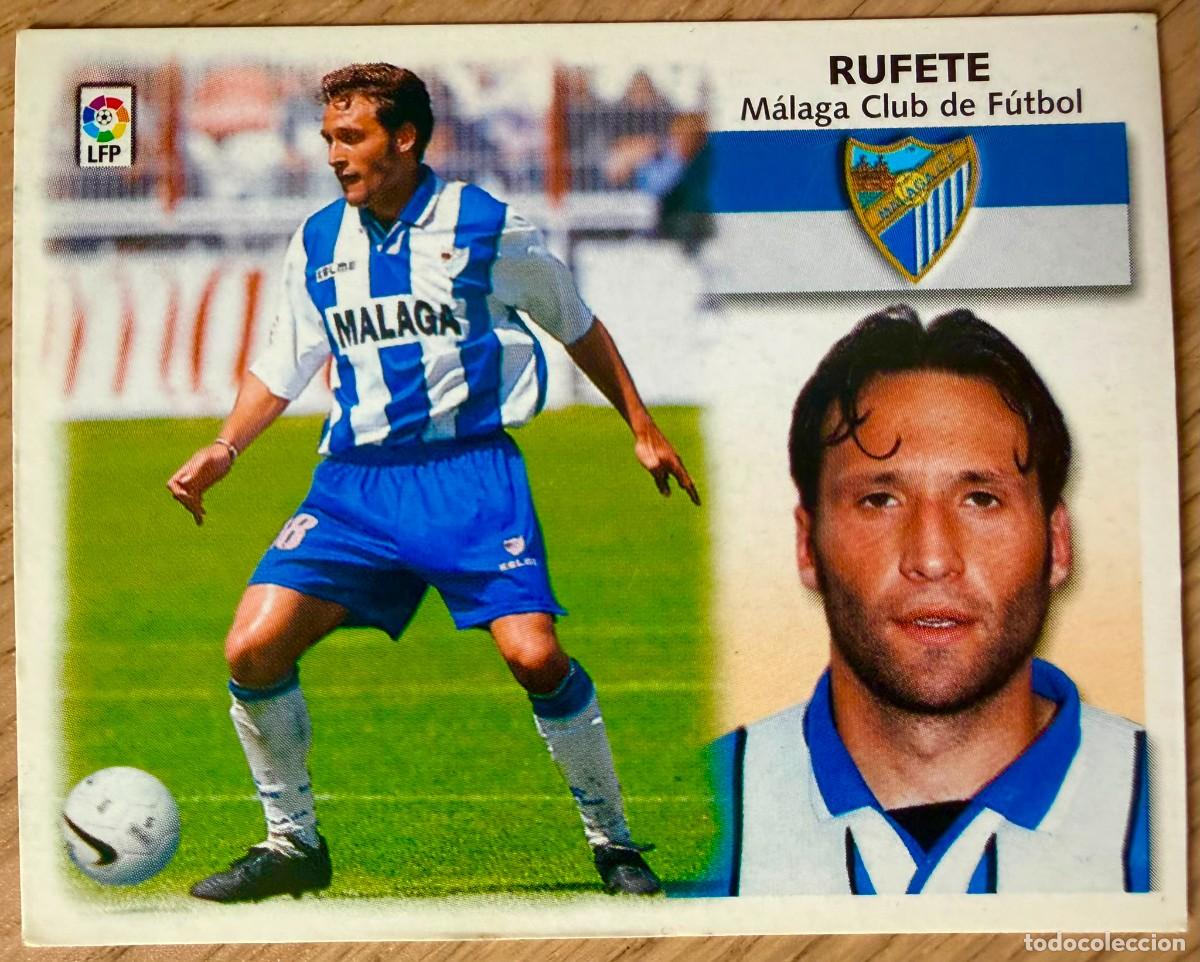 Cartes &agrave; collectionner de Football: RUFETE MALAGA 99 00 1999 2000 LIGA EDICIONES ESTE SIN PEGAR STICKER CROMOS
