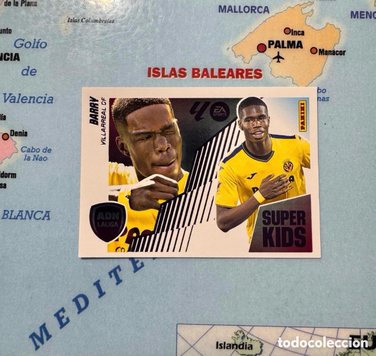 Fu&szlig;ball-Sticker: Barry S&uacute;per Kids n&uacute;mero 4 Del Villarreal cromo liga este 25-26 2025-2026