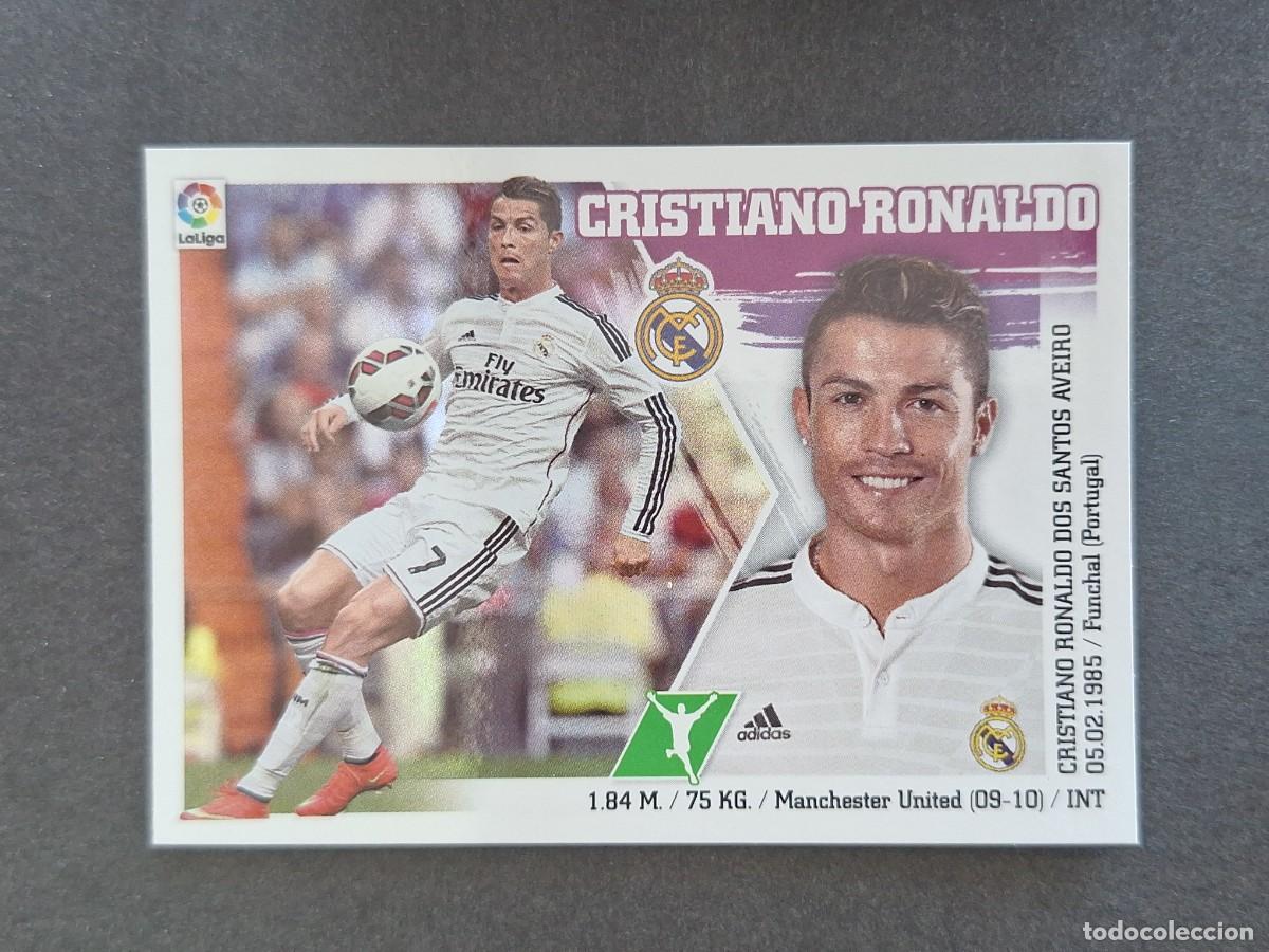 Fu&szlig;ball-Sticker: L3 CRISTIANO RONALDO REAL MADRID LIGA ESTE 2015 2016 15 16 NUNCA PEGADO SIN PEGAR