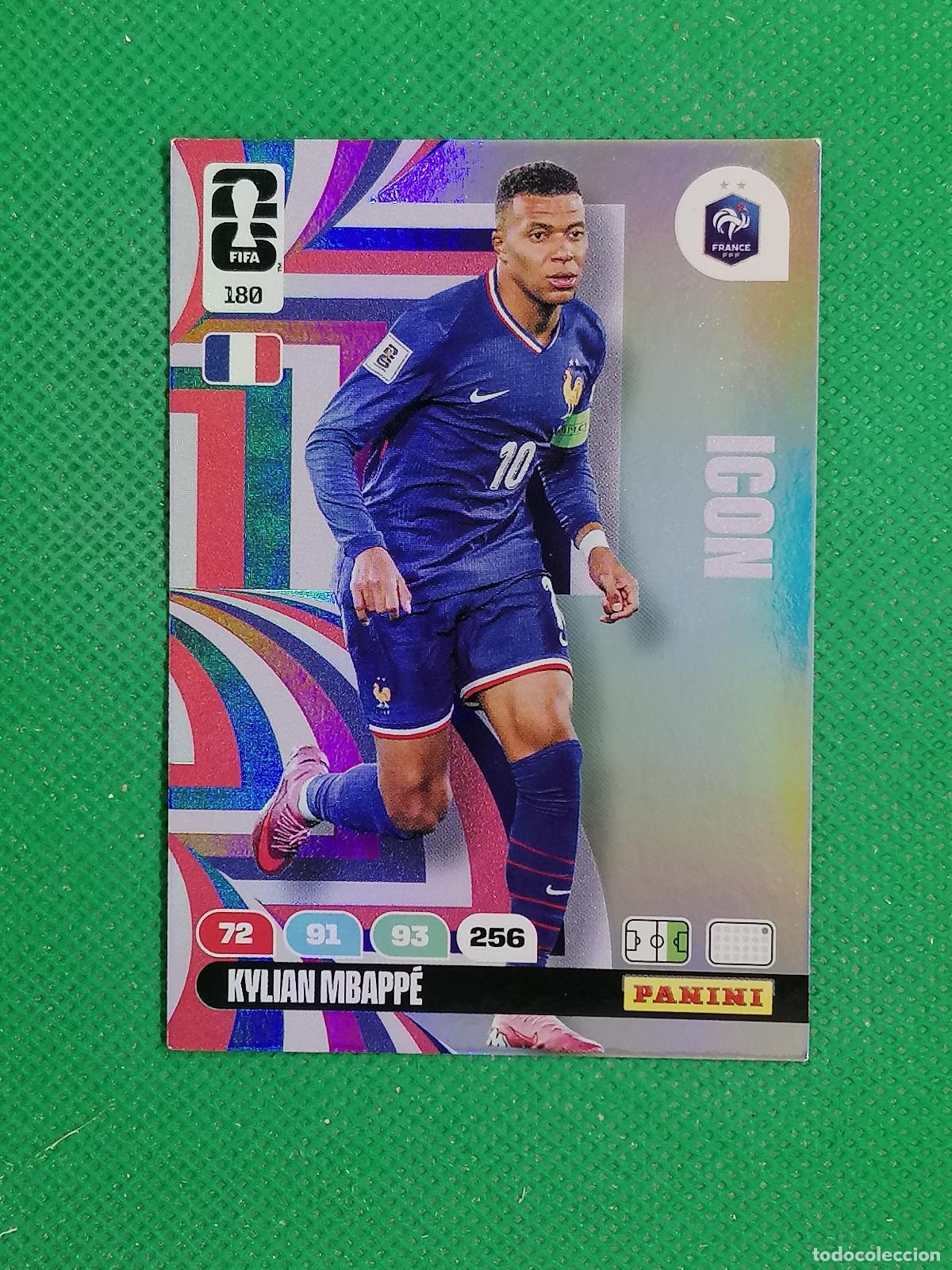 Fu&szlig;ball-Sticker: 180 KYLIAN MBAPPE FRANCIA ICON ⚽ PANINI ADRENALYN FIFA WORLD CUP 26 2026 ⚽