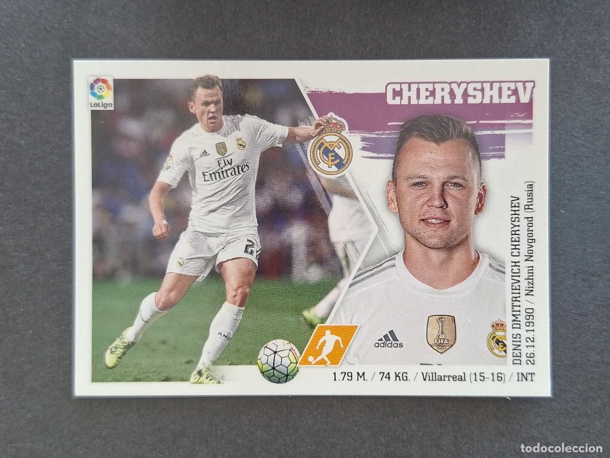 Figurine di Calcio: L3 CHERYSHEV REAL MADRID LIGA ESTE 2015 2016 15 16 NUNCA PEGADO SIN PEGAR