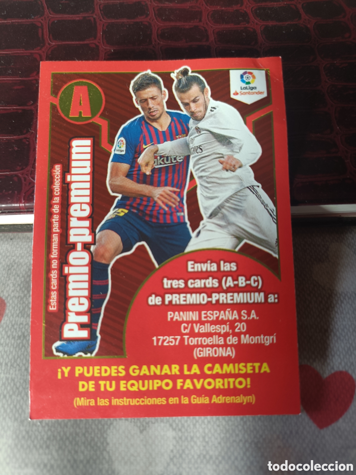 Cromos de f&uacute;tbol: Premio Premium Adrenalyn 18 19 Letra A