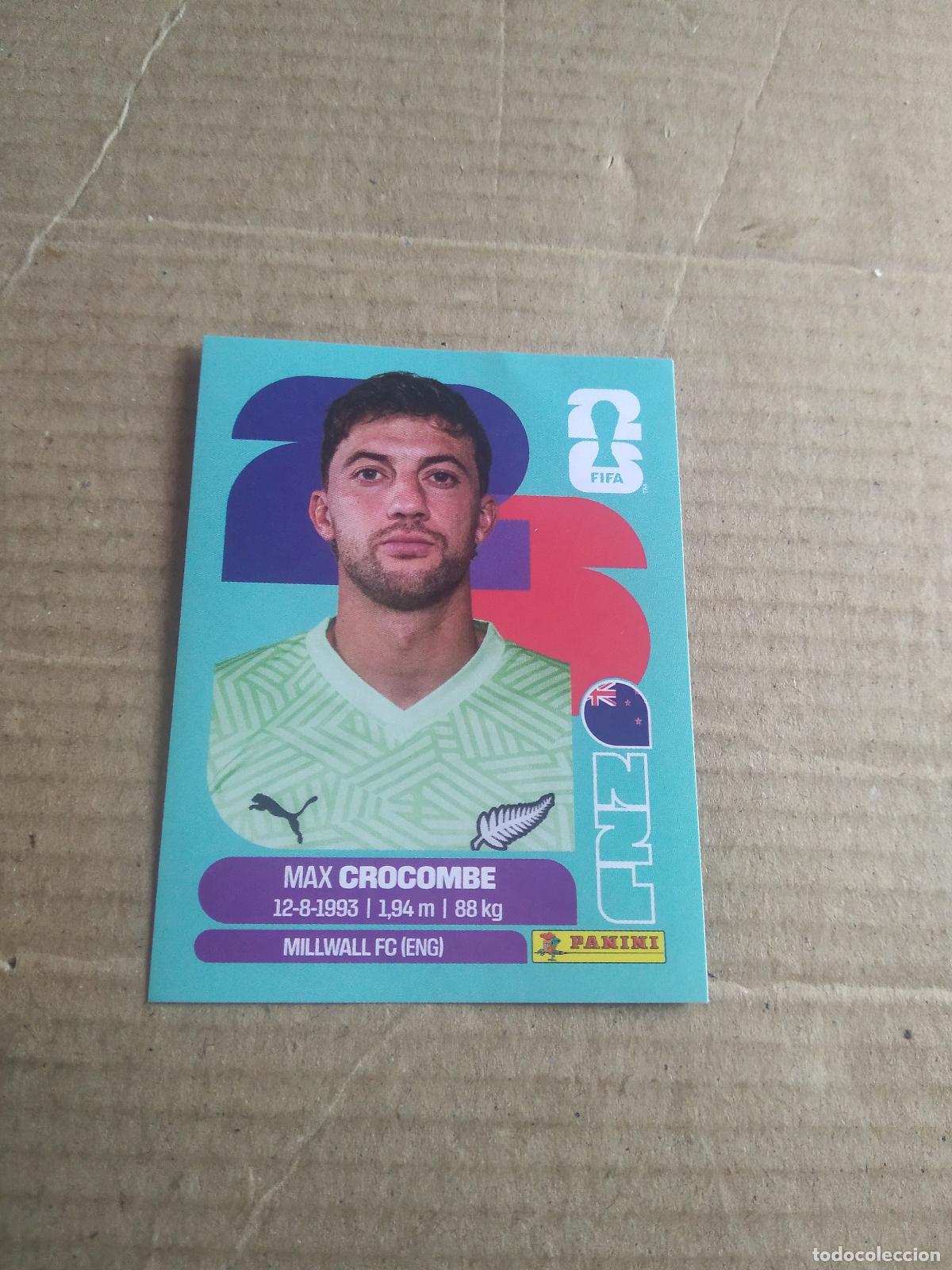 Cartes &agrave; collectionner de Football: NVZ 2 MAX CROCOMBE NUEVA ZELANDA CROMO FUTBOL PANINI MUNDIAL 2026 WORLD CUP COPA DEL MUNDO