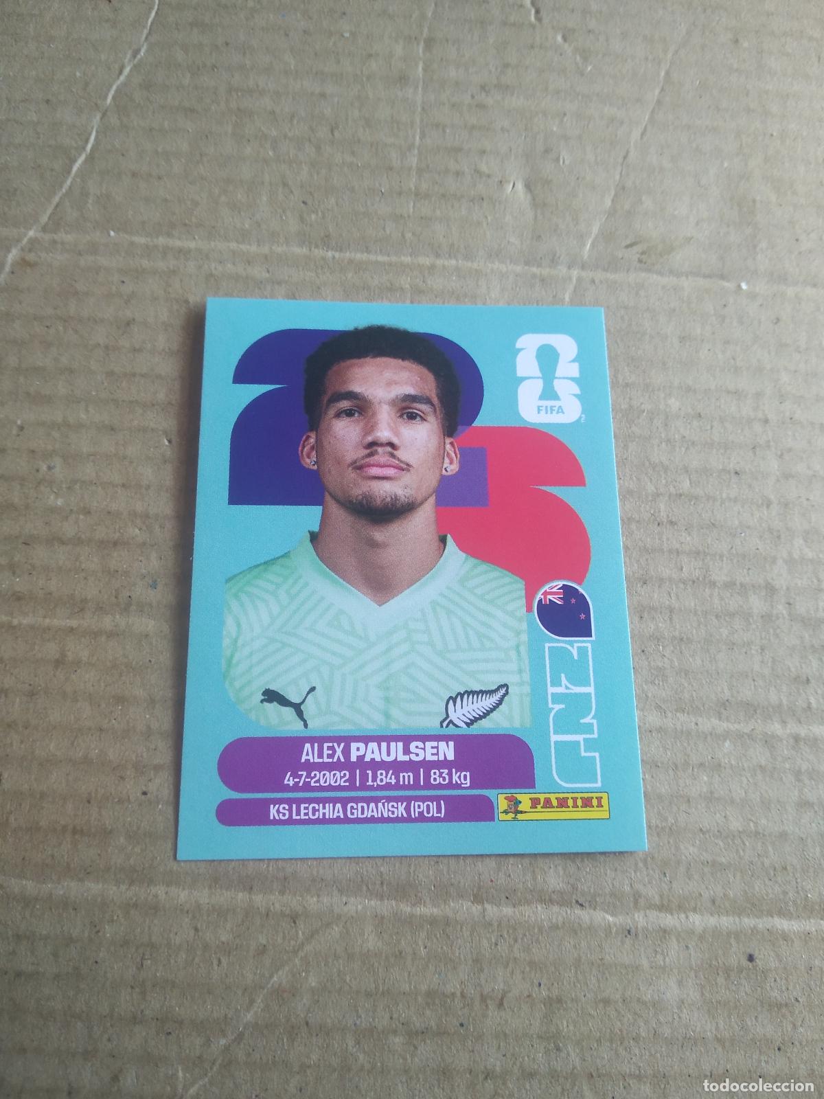 Cartes &agrave; collectionner de Football: NVZ 3 ALEX PAULSEN NUEVA ZELANDA CROMO FUTBOL PANINI MUNDIAL 2026 WORLD CUP COPA DEL MUNDO