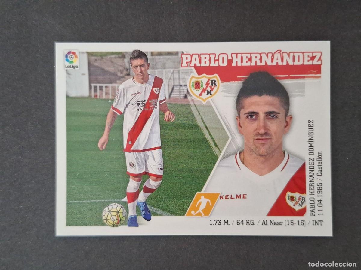 Football Stickers: L3 PABLO HERNANDEZ RAYO VALLECANO LIGA ESTE 2015 2016 15 16 NUNCA PEGADO SIN PEGAR