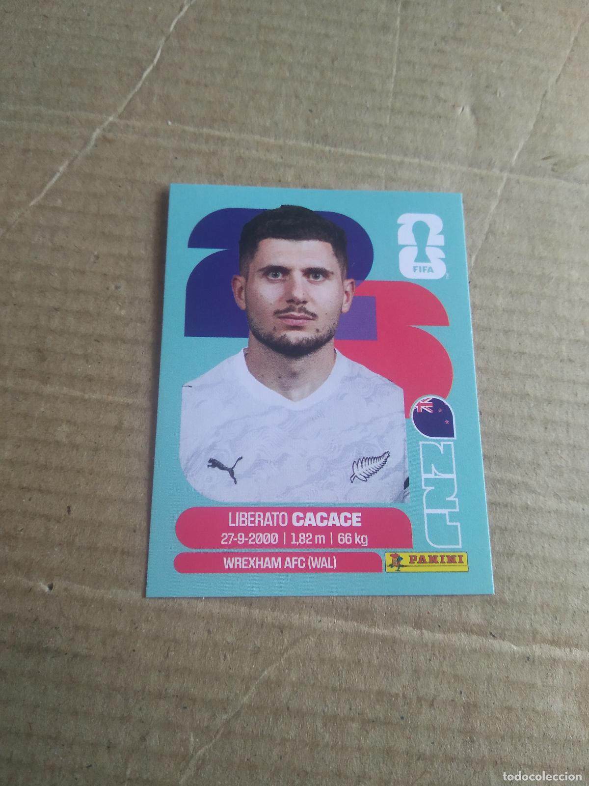Football Stickers: NVZ 5 LIBERATO CACACE NUEVA ZELANDA CROMO FUTBOL PANINI MUNDIAL 2026 WORLD CUP COPA DEL MUNDO