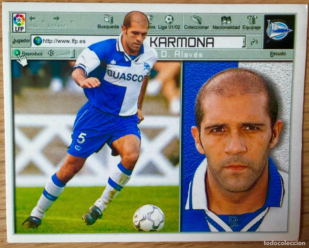 Cartes &agrave; collectionner de Football: KARMONA DEPORTIVO ALAVES 01 02 2001 2002 LIGA EDICIONES ESTE SIN PEGAR STICKER CROMOS