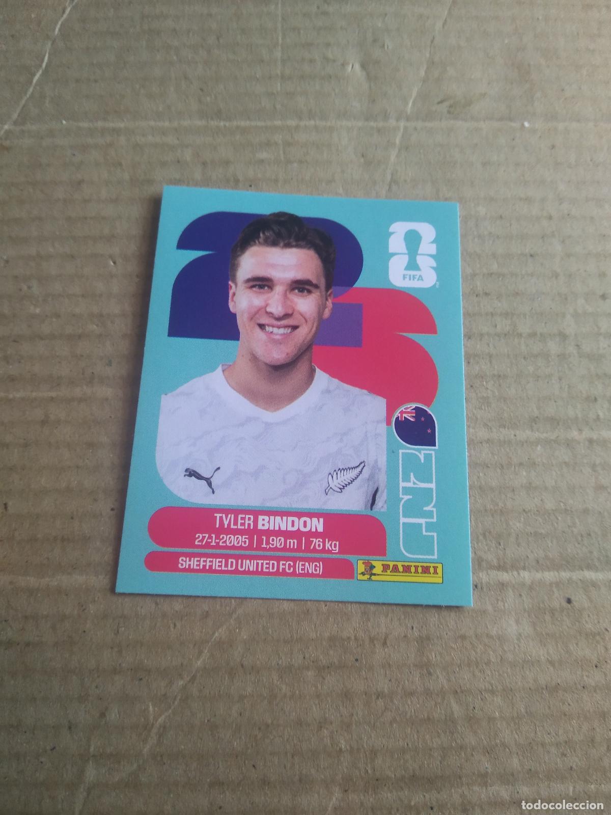 Cartes &agrave; collectionner de Football: NVZ 7 TYLER BINDON NUEVA ZELANDA CROMO FUTBOL PANINI MUNDIAL 2026 WORLD CUP COPA DEL MUNDO