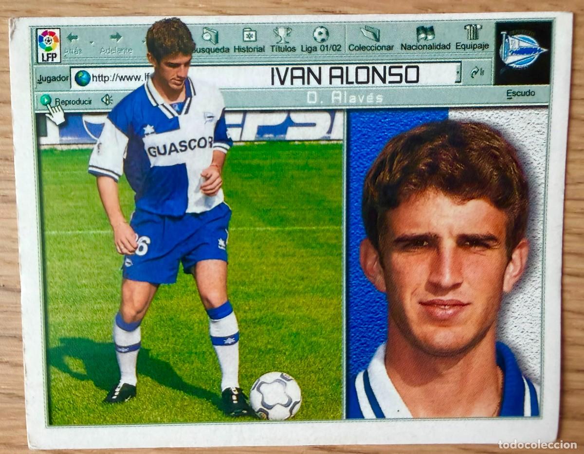 Cartes &agrave; collectionner de Football: IVAN ALONSO DEPORTIVO ALAVES 01 02 2001 2002 LIGA EDICIONES ESTE SIN PEGAR STICKER CROMOS