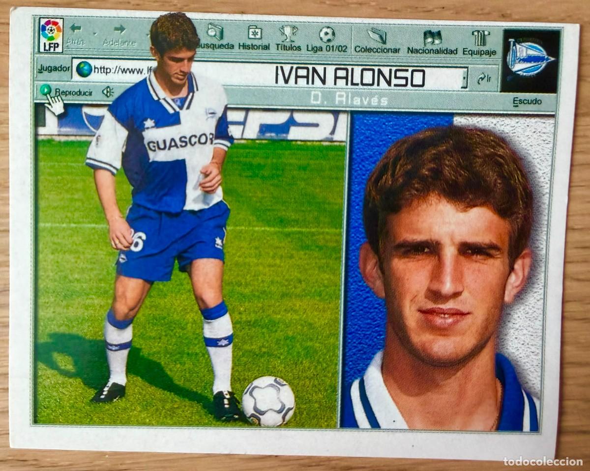 Cartes &agrave; collectionner de Football: IVAN ALONSO DEPORTIVO ALAVES 01 02 2001 2002 LIGA EDICIONES ESTE SIN PEGAR STICKER CROMOS