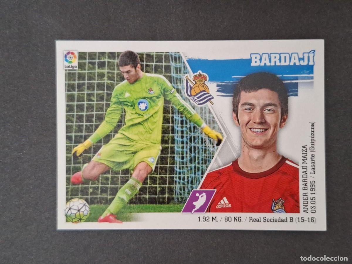 Cartes &agrave; collectionner de Football: L3 BARDAJI REAL SOCIEDAD LIGA ESTE 2015 2016 15 16 NUNCA PEGADO SIN PEGAR