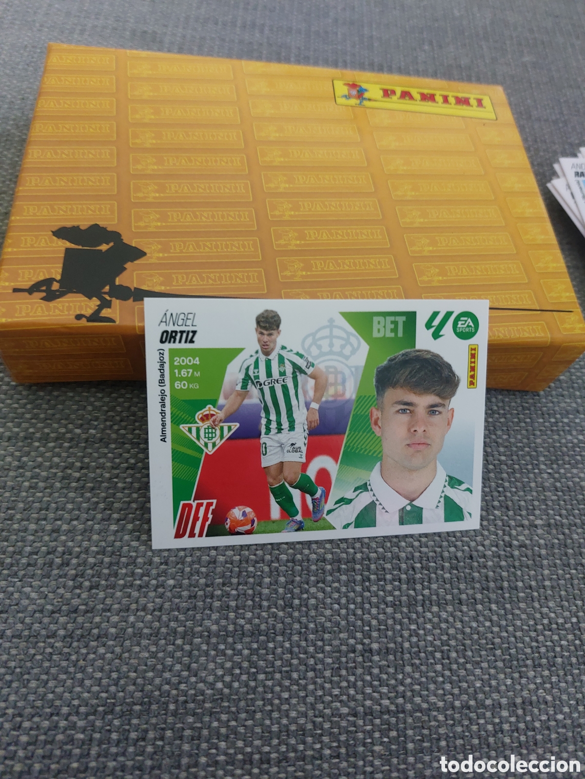 Cartes &agrave; collectionner de Football: 5 B 5B ANGEL ORTIZ, REAL BETIS, LIGA ESTE 2025 2026 25 26 PANINI
