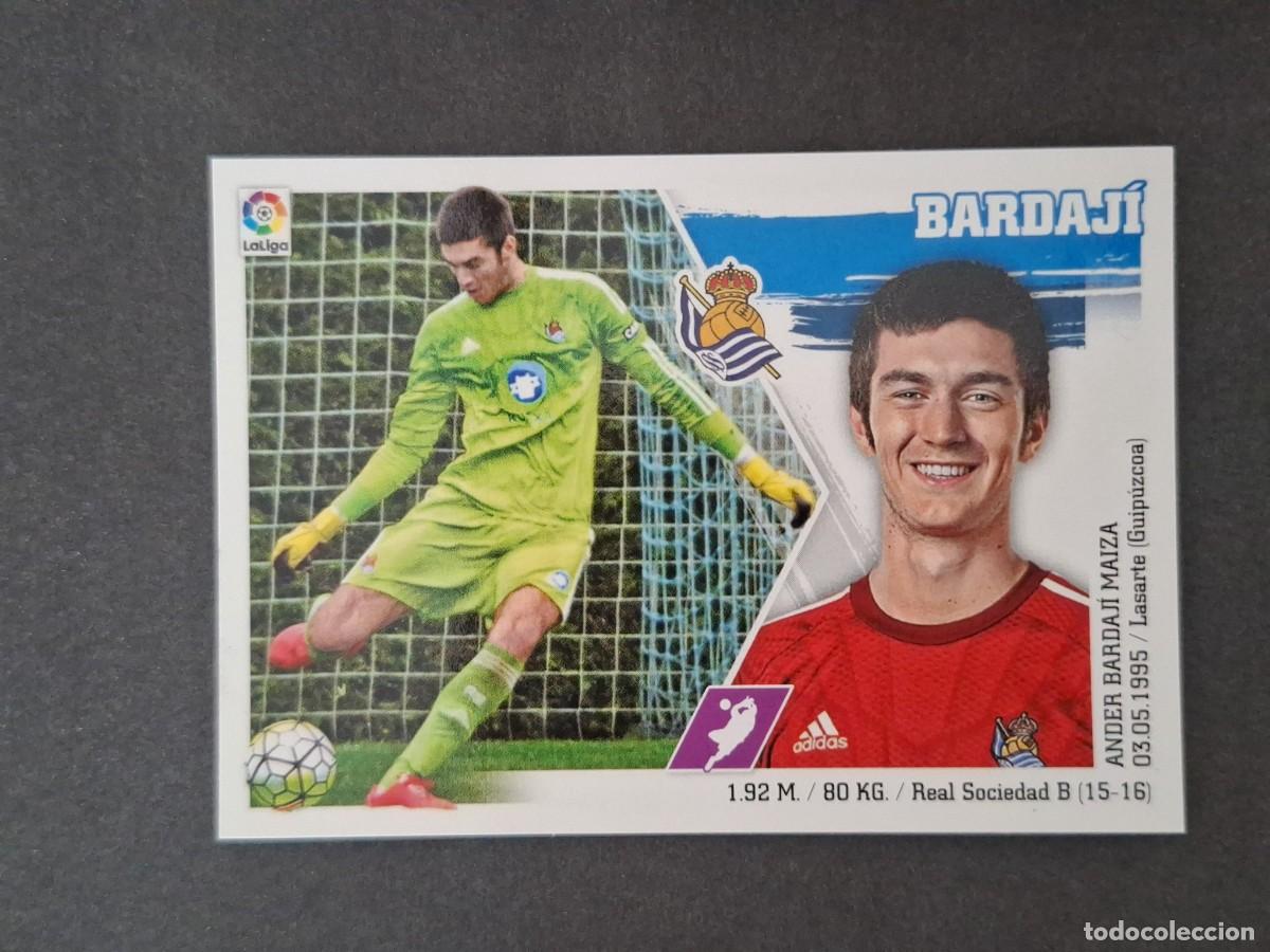 Cartes &agrave; collectionner de Football: L3 BARDAJI REAL SOCIEDAD LIGA ESTE 2015 2016 15 16 NUNCA PEGADO SIN PEGAR