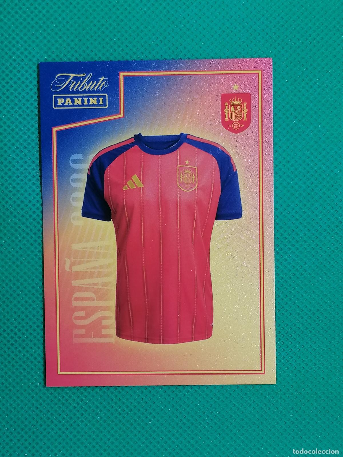 Cartes &agrave; collectionner de Football: 36 CAMISETA 2026 ⚽PANINI TRIBUTO SELECCION ESPA&Ntilde;OLA ESPA&Ntilde;A CARD 26 2026⚽