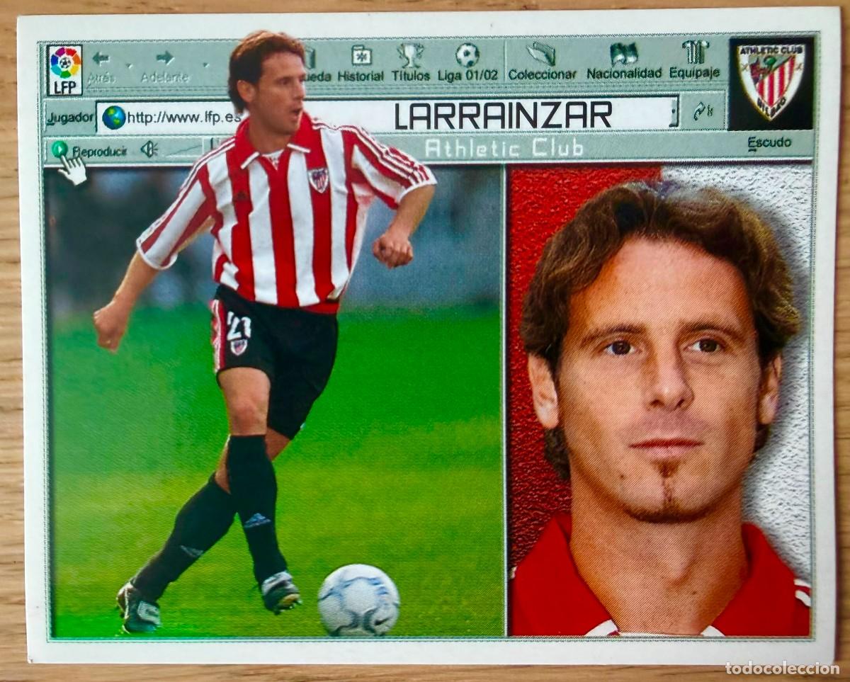 Cartes &agrave; collectionner de Football: LARRAINZAR ATHLETIC BILBAO 01 02 2001 2002 LIGA EDICIONES ESTE SIN PEGAR STICKER CROMOS