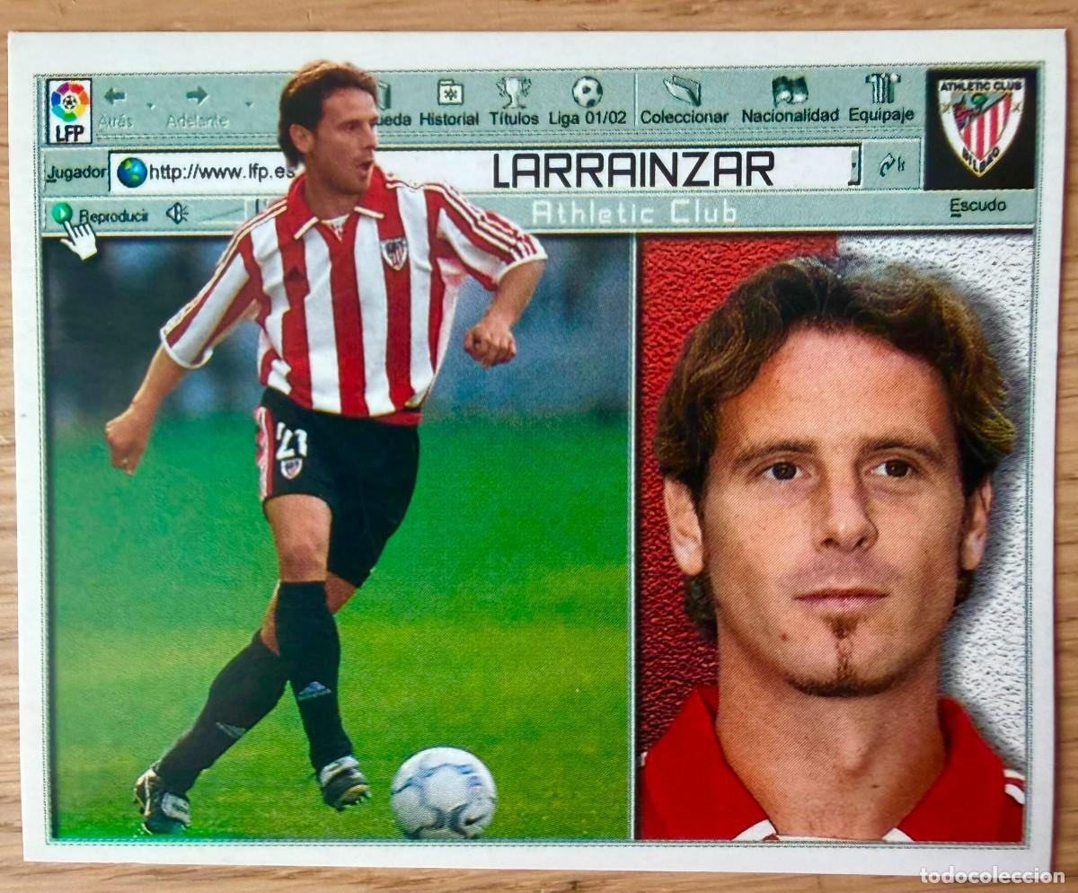 Cartes &agrave; collectionner de Football: LARRAINZAR ATHLETIC BILBAO 01 02 2001 2002 LIGA EDICIONES ESTE SIN PEGAR STICKER CROMOS