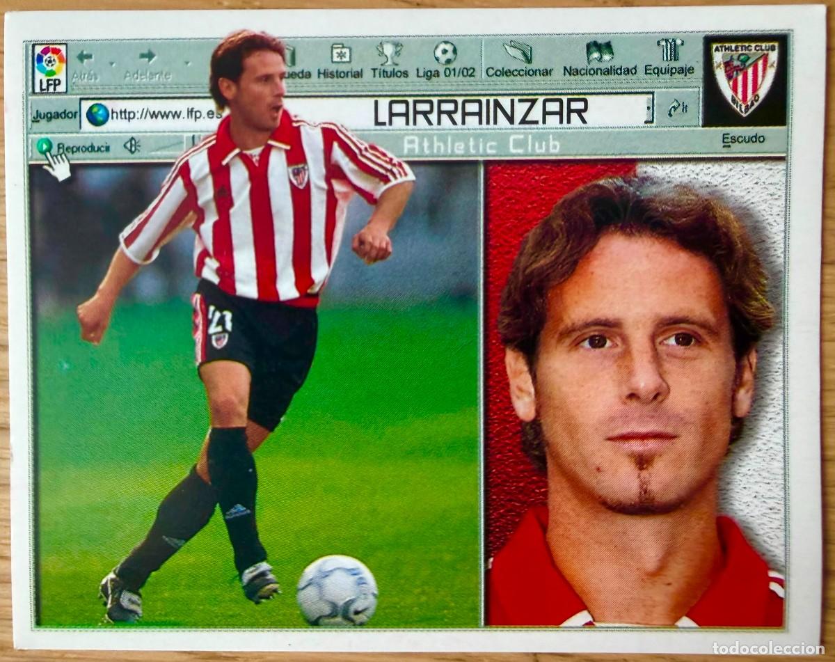 Cartes &agrave; collectionner de Football: LARRAINZAR ATHLETIC BILBAO 01 02 2001 2002 LIGA EDICIONES ESTE SIN PEGAR STICKER CROMOS