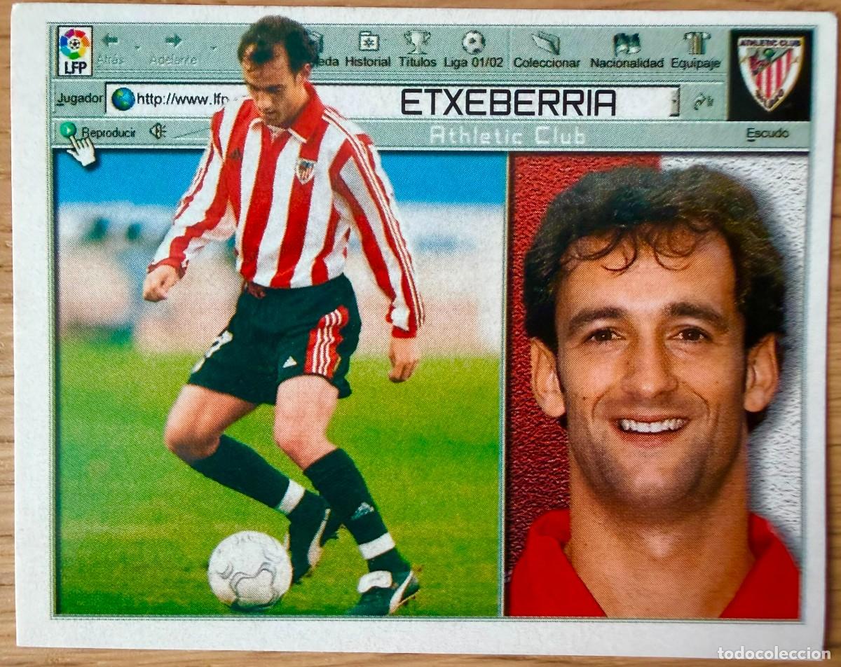 Cartes &agrave; collectionner de Football: ETXEBERRIA ATHLETIC BILBAO 01 02 2001 2002 LIGA EDICIONES ESTE SIN PEGAR STICKER CROMOS