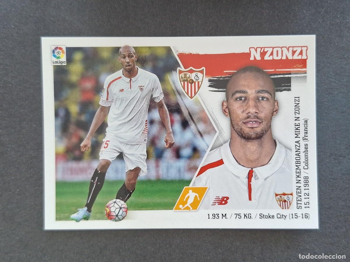 Cromos de Futebol: L3 N'ZONZI SEVILLA F. C. LIGA ESTE 2015 2016 15 16 NUNCA PEGADO SIN PEGAR