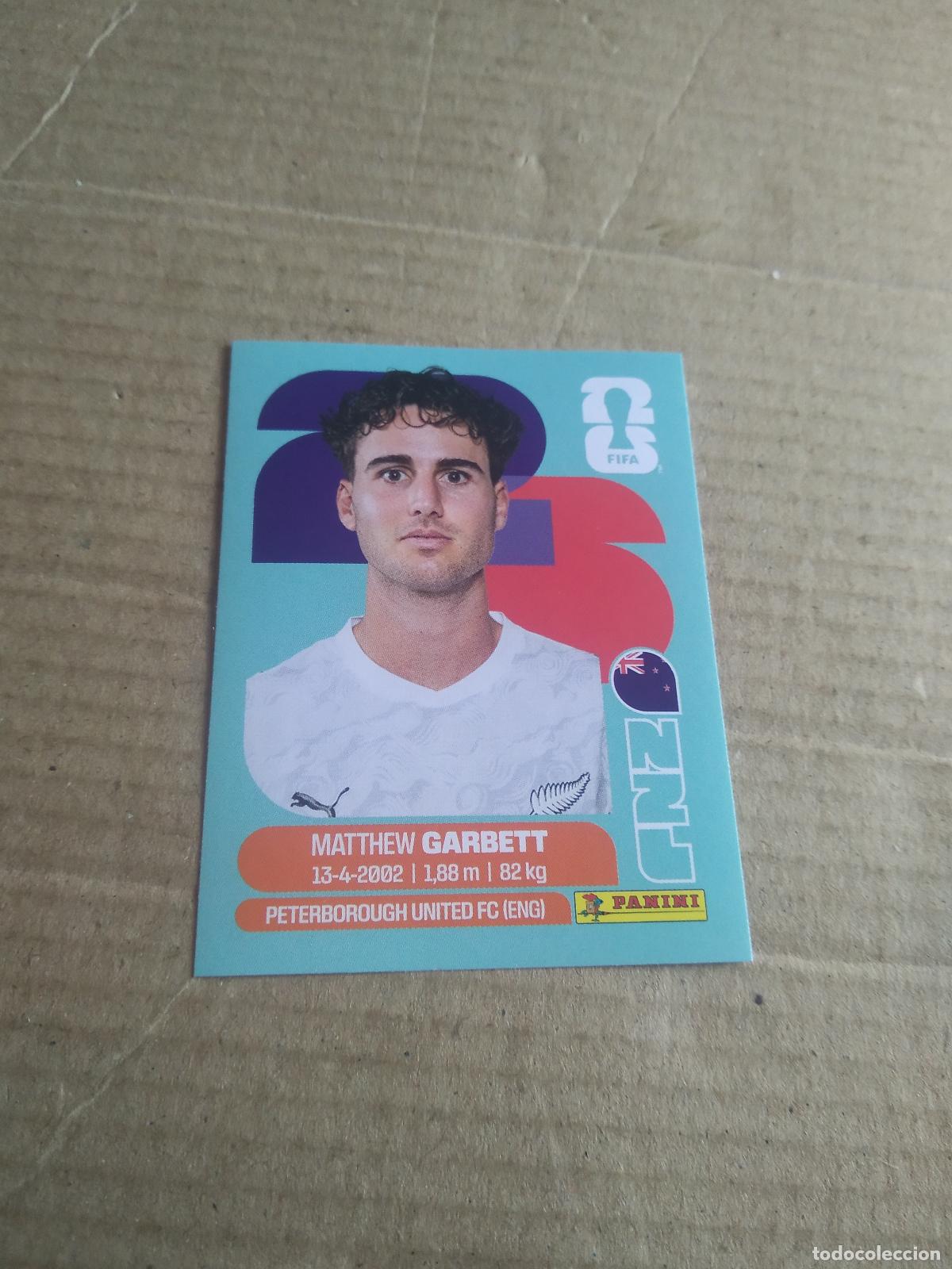 Fu&szlig;ball-Sticker: NVZ 14 MATTHEW GARBETT NUEVA ZELANDA CROMO FUTBOL PANINI MUNDIAL 2026 WORLD CUP COPA DEL MUNDO