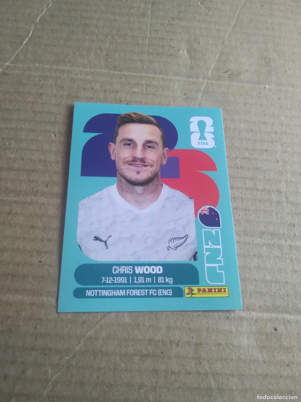 Fu&szlig;ball-Sticker: NVZ 17 CHRIS WOOD NUEVA ZELANDA CROMO FUTBOL PANINI MUNDIAL 2026 WORLD CUP COPA DEL MUNDO