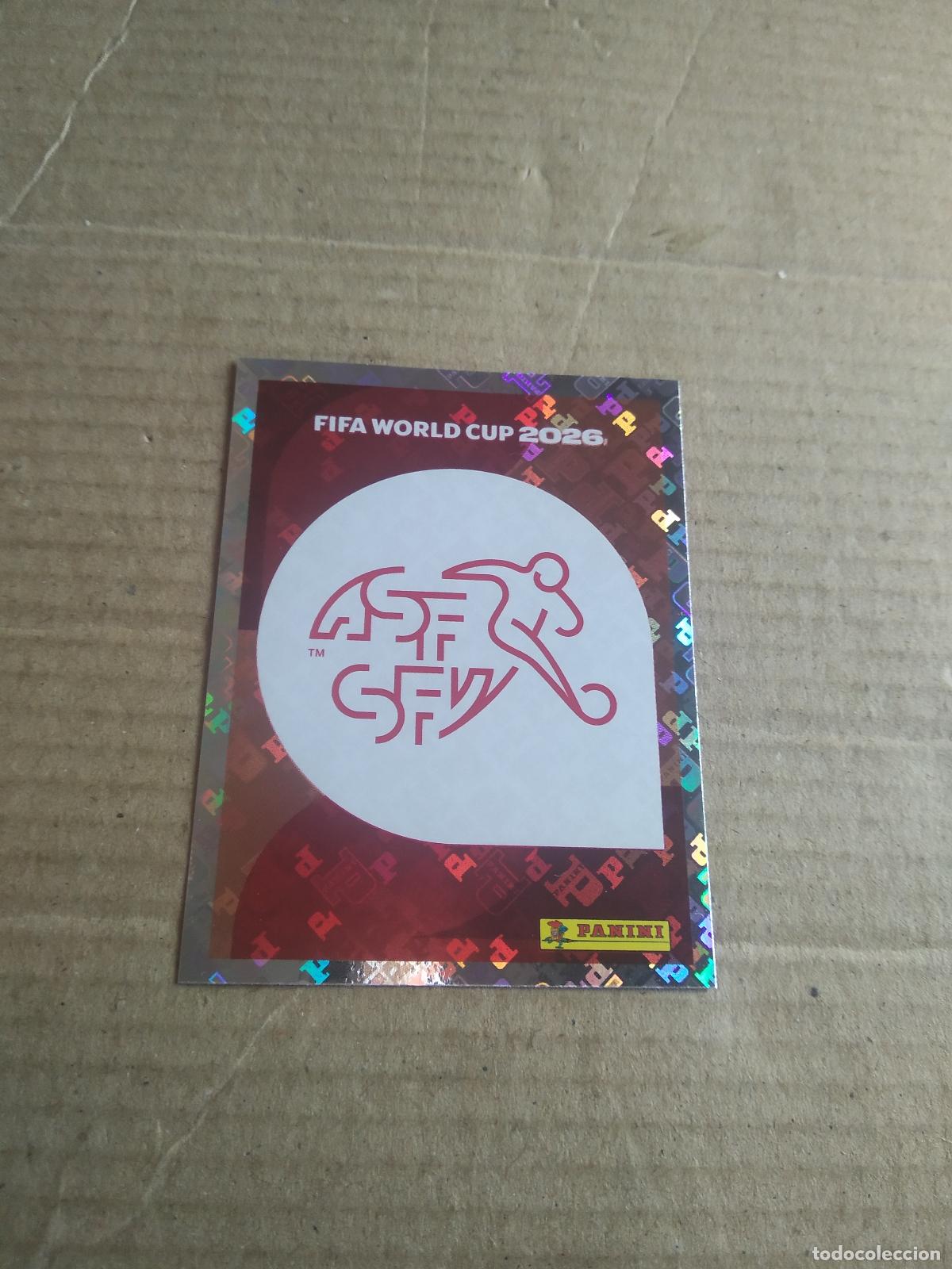 Cartes &agrave; collectionner de Football: SUI 1 ESCUDO SUIZA CROMO FUTBOL PANINI MUNDIAL 2026 WORLD CUP COPA DEL MUNDO