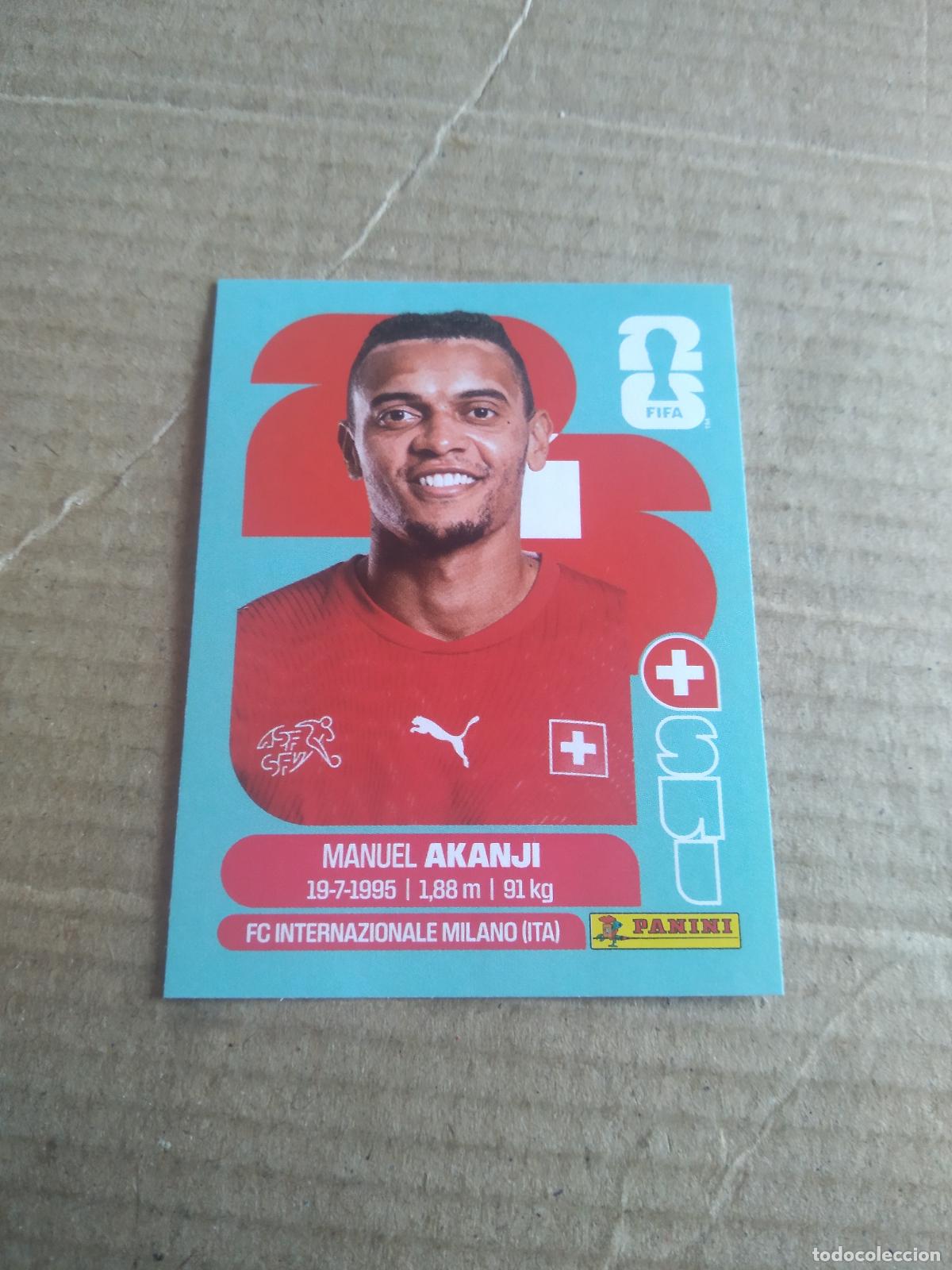 Cromos de Futebol: SUI 4 MANUEL AKANJI SUIZA CROMO FUTBOL PANINI MUNDIAL 2026 WORLD CUP COPA DEL MUNDO