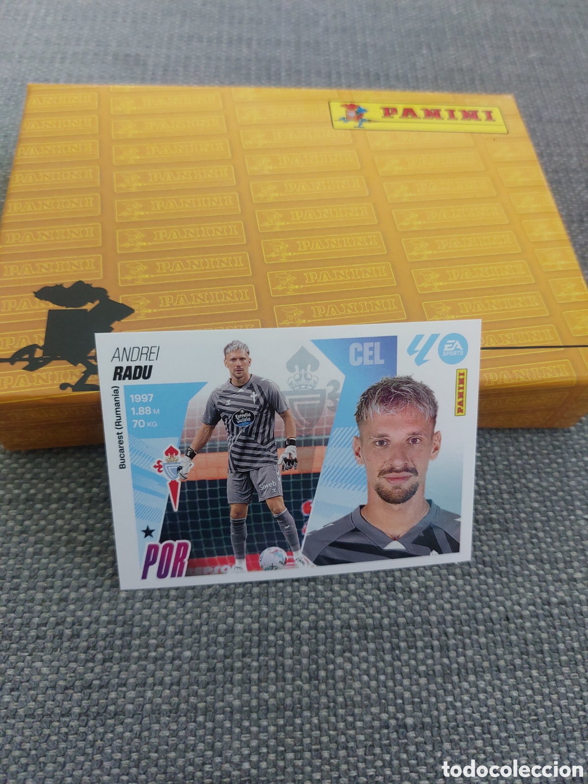 Cartes &agrave; collectionner de Football: 3 RADU CELTA 2&ordm; EDICION PANINI LIGA ESTE 25 26 2025 2026