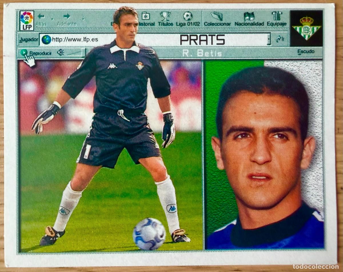 Cartes &agrave; collectionner de Football: PRATS REAL BETIS 01 02 2001 2002 LIGA EDICIONES ESTE SIN PEGAR STICKER CROMOS