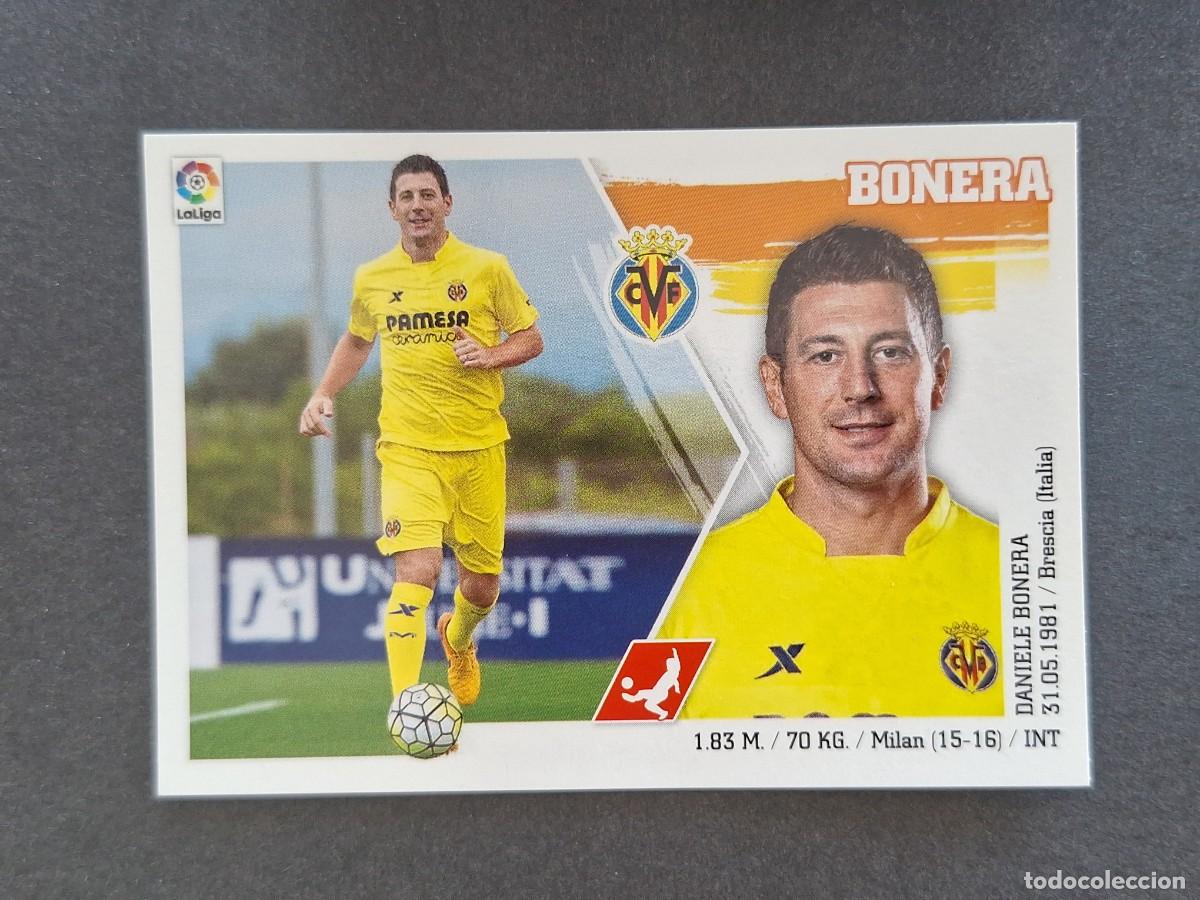 Cartes &agrave; collectionner de Football: L3 BONERA VILLARREAL C. F. LIGA ESTE 2015 2016 15 16 NUNCA PEGADO SIN PEGAR