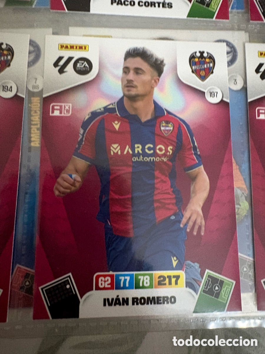 Figurine di Calcio: 197 Iv&aacute;n Romero, Levante UD, Panini Adrenalyn XL Liga 2025 2026 25 26