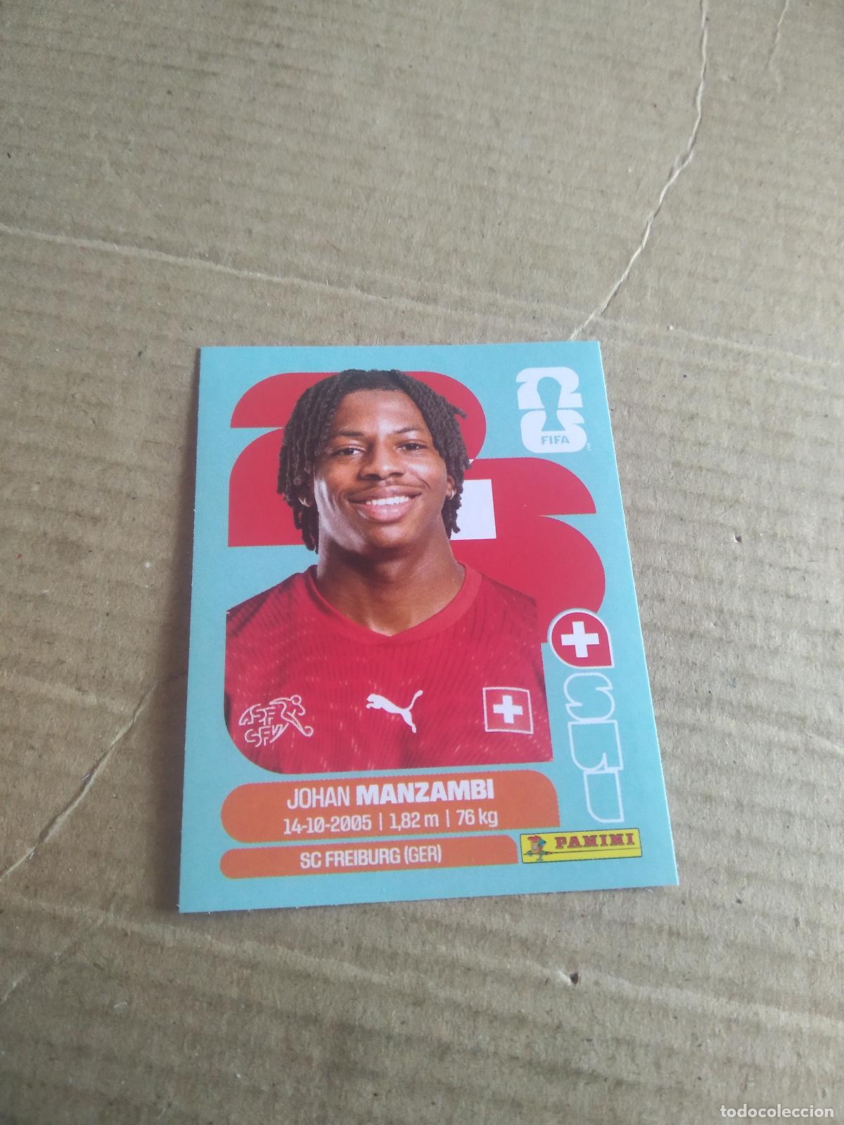 Cromos de f&uacute;tbol: SUI 15 JOHAN MANZAMBI SUIZA CROMO FUTBOL PANINI MUNDIAL 2026 WORLD CUP COPA DEL MUNDO