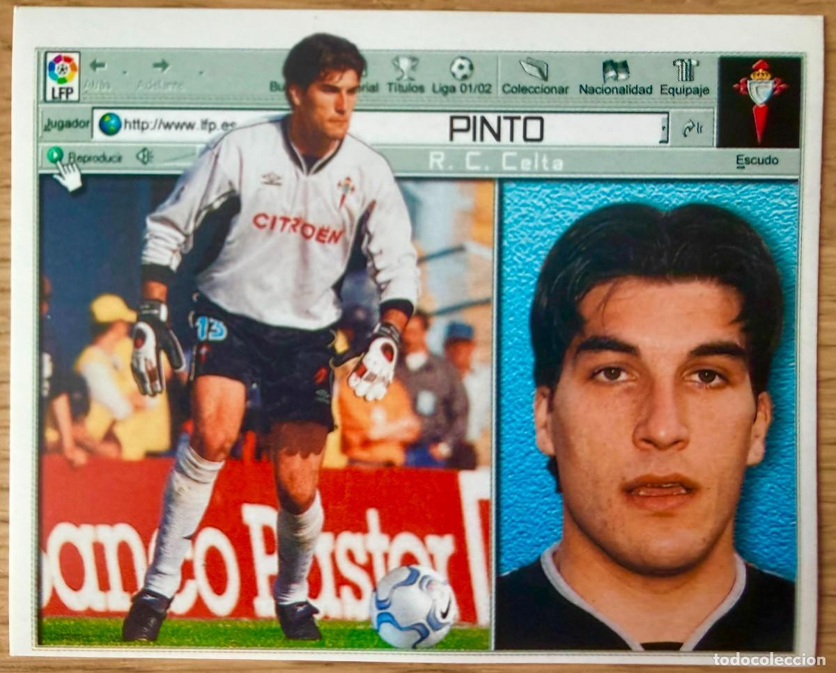 Cromos de f&uacute;tbol: PINTO CELTA VIGO 01 02 2001 2002 LIGA EDICIONES ESTE SIN PEGAR STICKER CROMOS