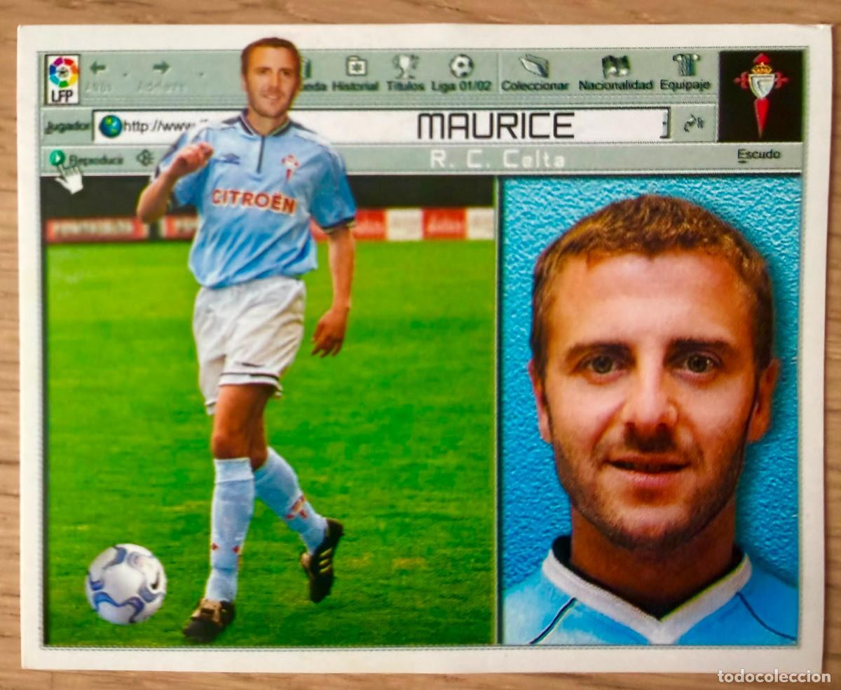 Cromos de f&uacute;tbol: MAURICE CELTA VIGO 01 02 2001 2002 LIGA EDICIONES ESTE SIN PEGAR STICKER CROMOS