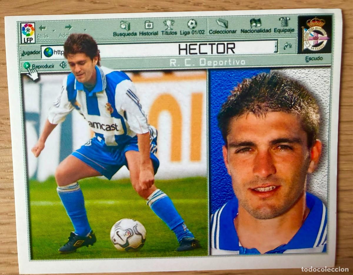 Cromos de f&uacute;tbol: HECTOR DEPORTIVO CORU&Ntilde;A 01 02 2001 2002 LIGA EDICIONES ESTE SIN PEGAR STICKER CROMOS