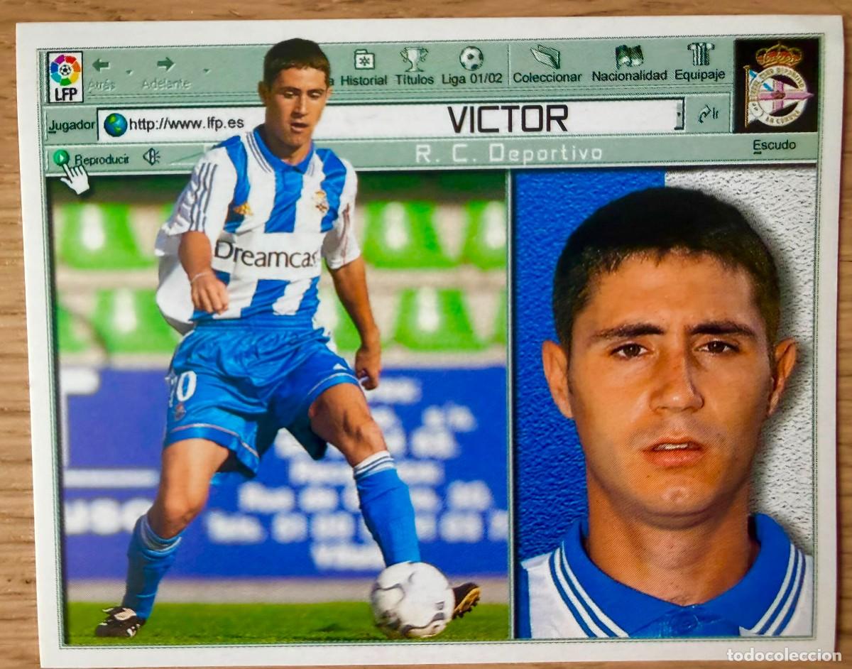 Cromos de f&uacute;tbol: VICTOR DEPORTIVO CORU&Ntilde;A 01 02 2001 2002 LIGA EDICIONES ESTE SIN PEGAR STICKER CROMOS