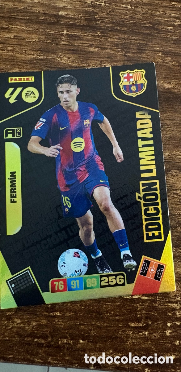 Cromos de f&uacute;tbol: CROMO FUTBOL FERMIN BARCELONA EDICION LIMITADA POCKET BOX PLATINUM ADRENALYN XL 2025 2026 PANINI !