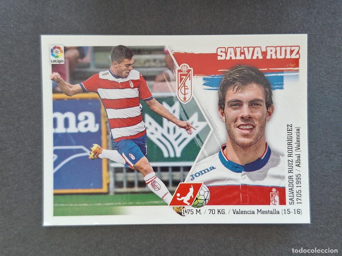 Cromos de f&uacute;tbol: L3 SALVA RUIZ GRANADA C. F. COLOCA LIGA ESTE 2015 2016 15 16 NUNCA PEGADO SIN PEGAR