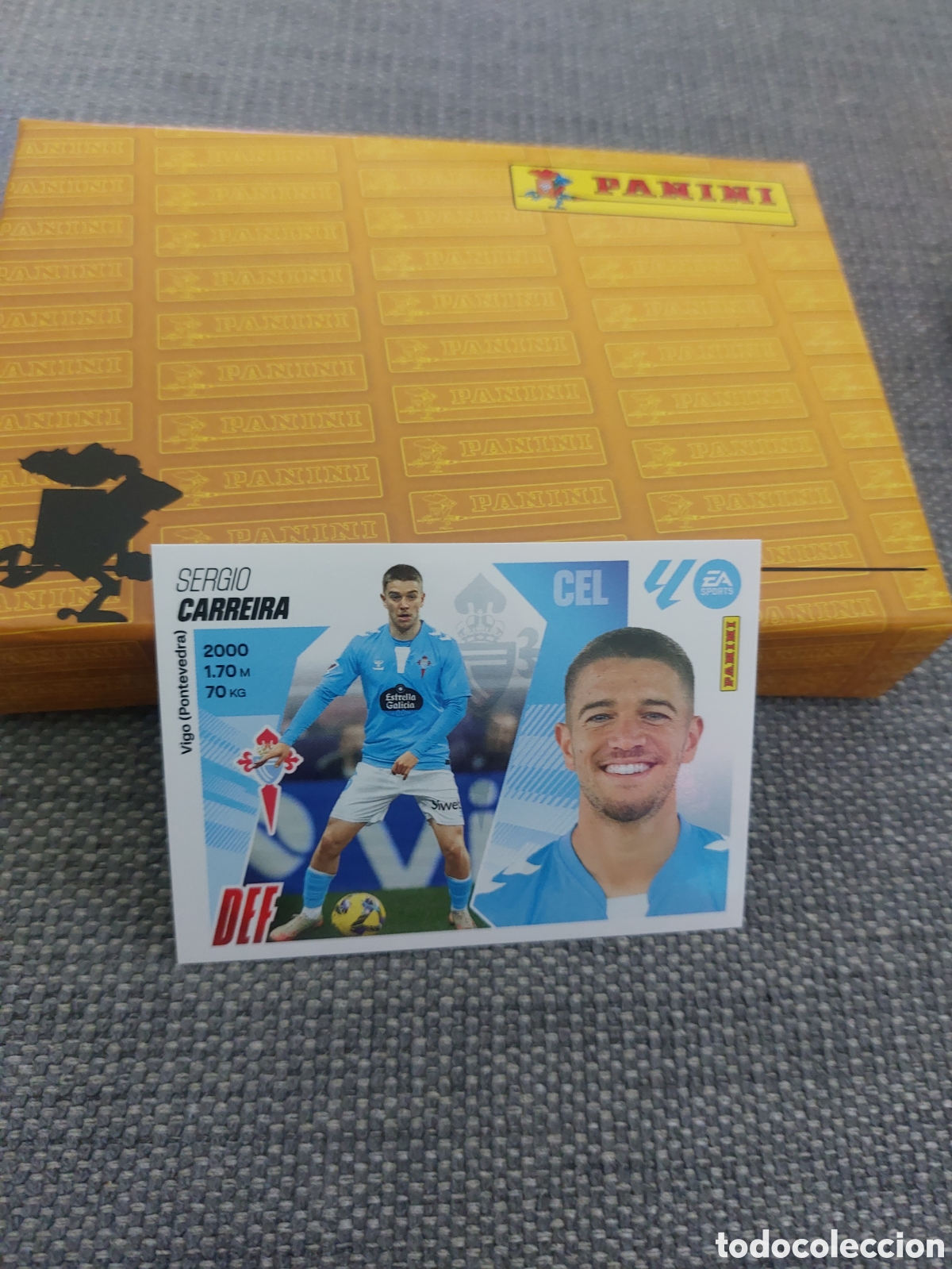 Cromos de f&uacute;tbol: 6 CARREIRA CELTA DE VIGO CROMOS LIGA ESTE FUTBOL PANINI 2025 2026 25 26