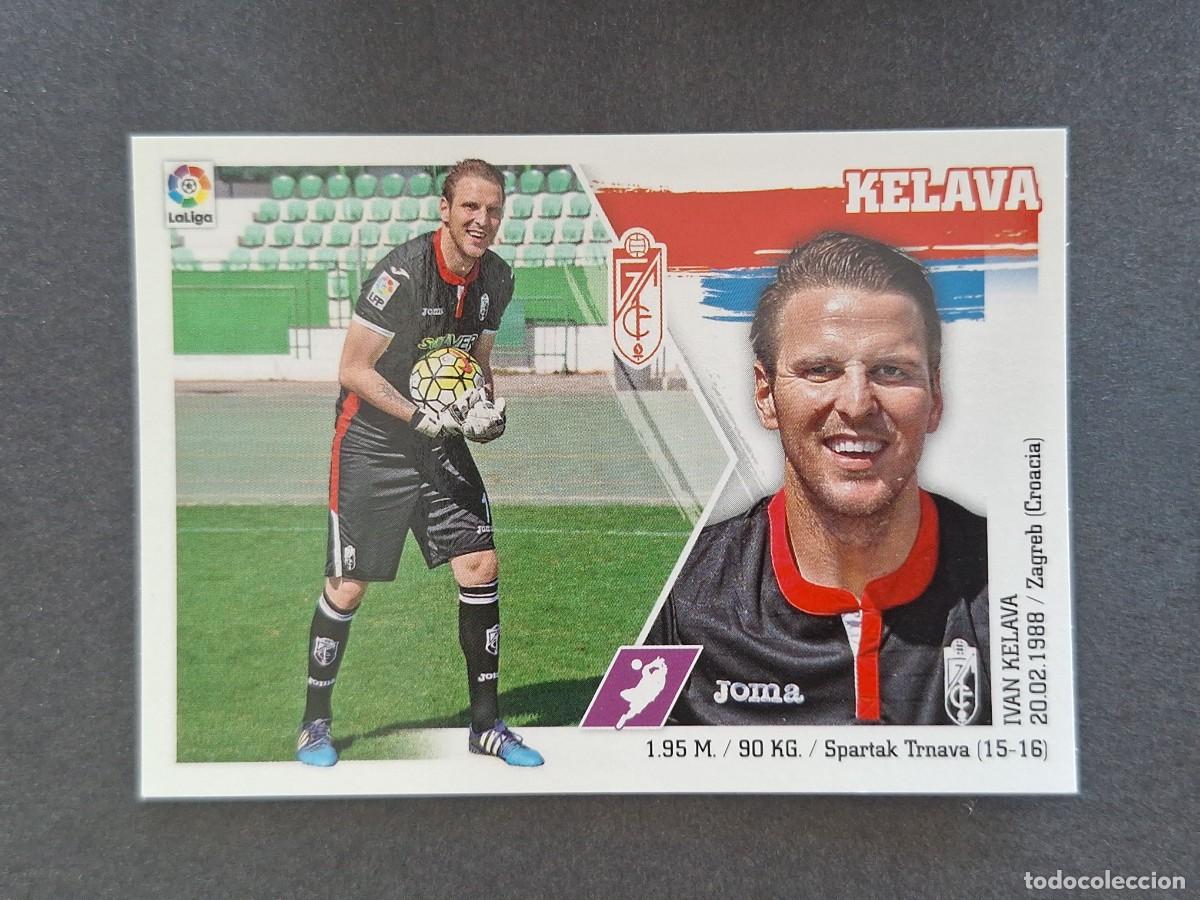 Cromos de f&uacute;tbol: L3 KELAVA GRANADA C. F. COLOCA LIGA ESTE 2015 2016 15 16 NUNCA PEGADO SIN PEGAR