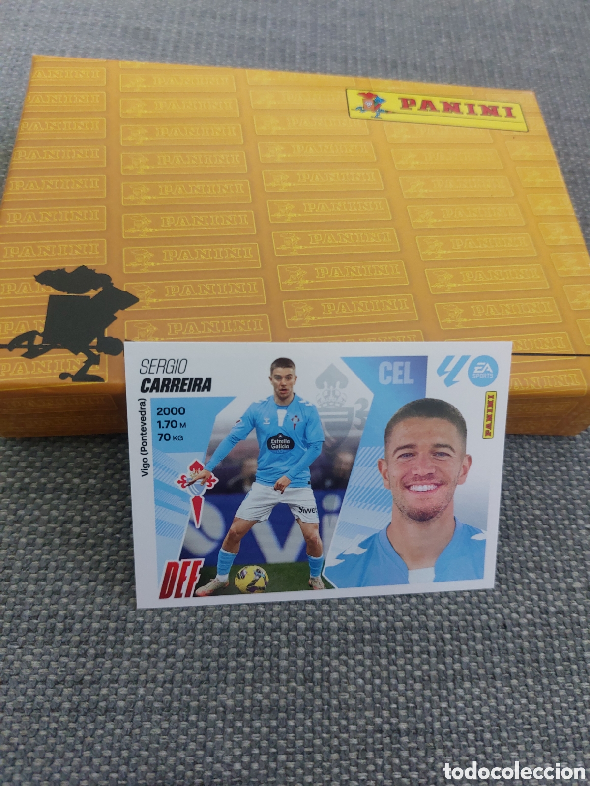 Cromos de f&uacute;tbol: 6 CARREIRA CELTA DE VIGO CROMOS LIGA ESTE FUTBOL PANINI 2025 2026 25 26