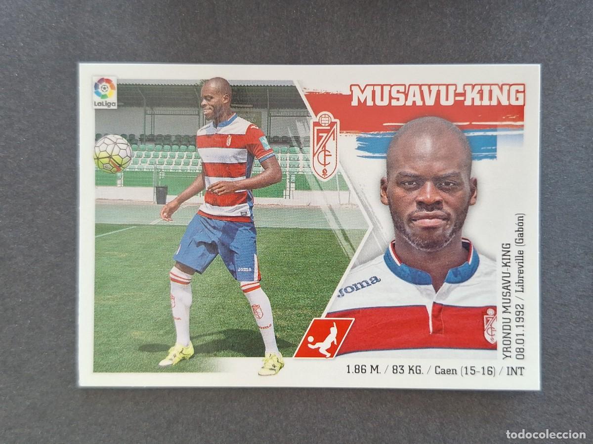 Cromos de f&uacute;tbol: L3 MUSAVU KING GRANADA C. F. COLOCA LIGA ESTE 2015 2016 15 16 NUNCA PEGADO SIN PEGAR